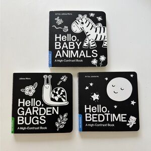 High Contrast Black White Baby Books